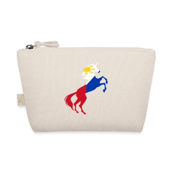 T-Shirt Licorne Drapeau Philippines Licorne Magique - Trousse biologique - nature - Devant