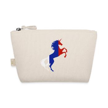 Licorne Russie Drapeau TShirt Licorne Magique Russe - Trousse biologique - nature - Devant