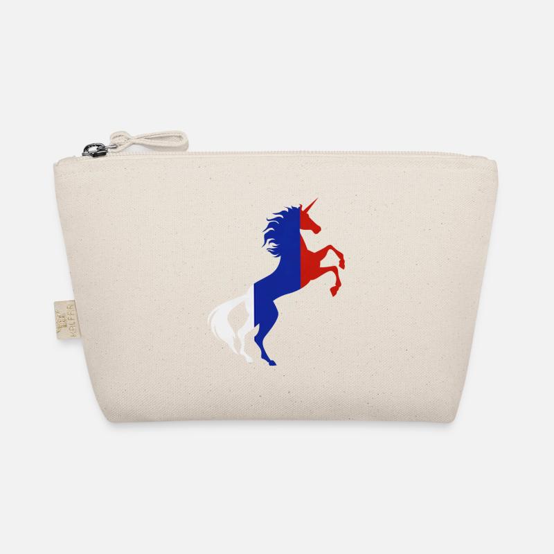 Licorne Russie Drapeau TShirt Licorne Magique Russe Trousse biologique