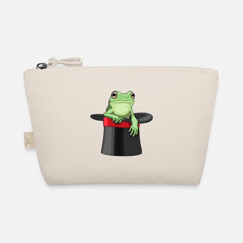 Frosch Zauberer Zylinder Bio-Täschchen