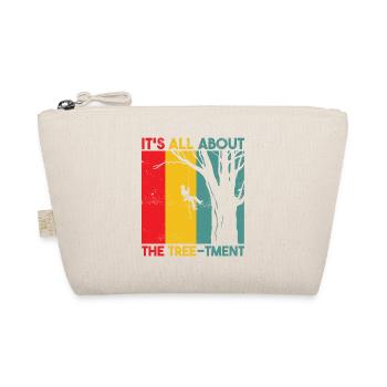 Funny Arborist Pun Tree Climbing Humor - Organic Pouch - nature - Front