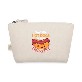 Feed Me Hot Dogs Hotdogs Foodie Viennese - Organic Pouch - nature - Front
