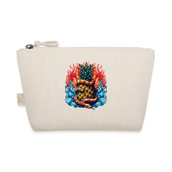 Snake around a pineapple - Organic Pouch - nature - Front