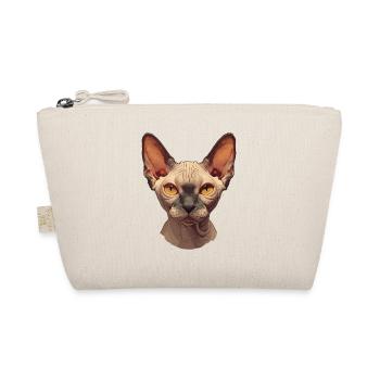 Sphynx Kätzchen Sphynx Katze - Bio-Täschchen - Natur - Vorne
