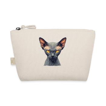 Sphynx Kitten Sphynx Cat - Organic Pouch - nature - Front