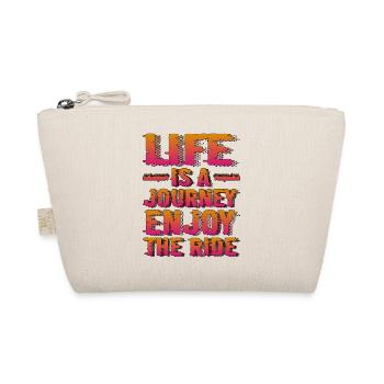 La vie est un voyage, profitez de la balade 8 - Trousse biologique - nature - Devant