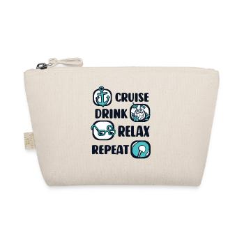 Cruise Drink Relax Repeat Cruise Ship Cruise - Organic Pouch - nature - Front