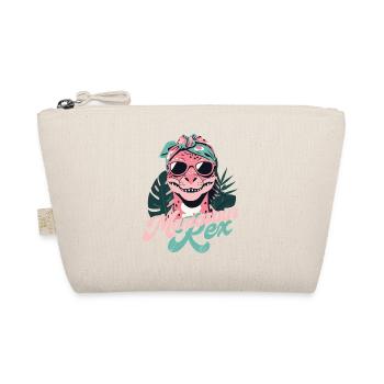 Mamasaur Rex Funny Dinosaur Mother Style - Organic Pouch - nature - Front