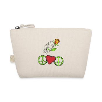 Peace Symbol of Peace - Organic Pouch - nature - Front