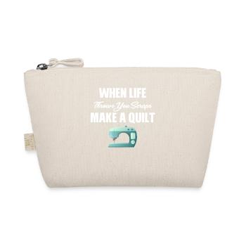 When life throws you shreds, make one - Organic Pouch - nature - Front