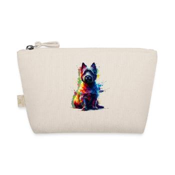 Bunte Splash Art Cairn Terrier Terrier - Bio-Täschchen - Natur - Vorne