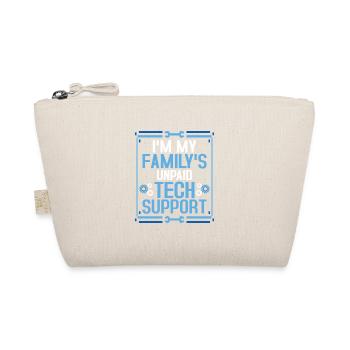 I'm My Family's Unpaid Tech Support Computer IT Sy - Organic Pouch - nature - Front