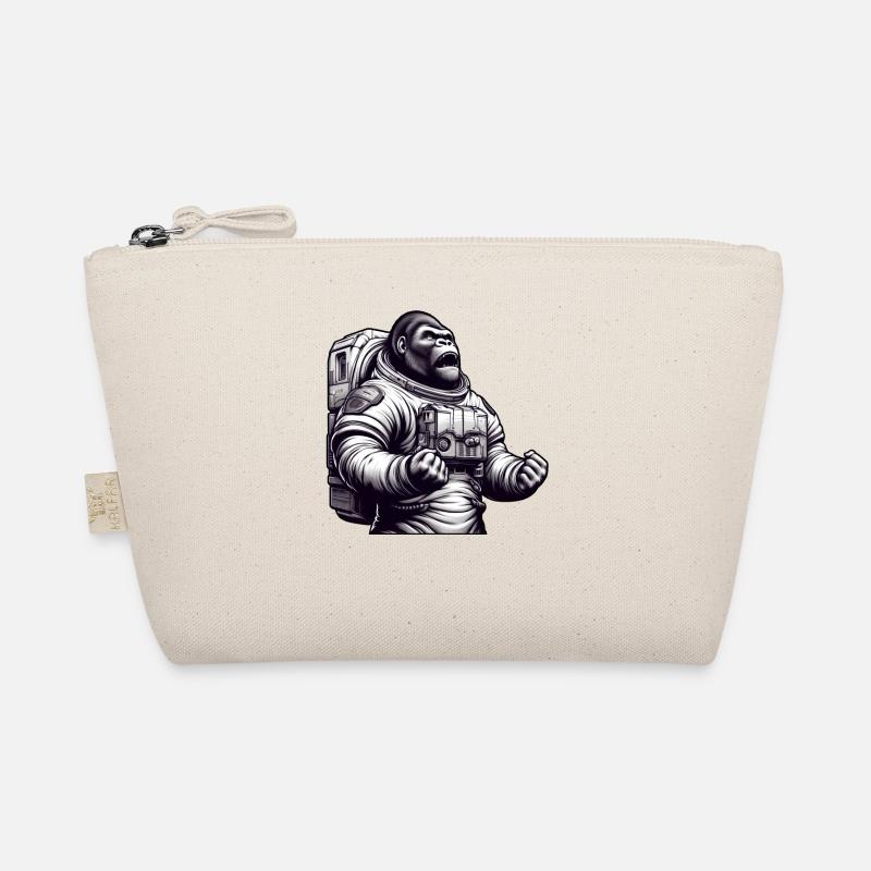 Gorilla astronaut in space Organic Pouch