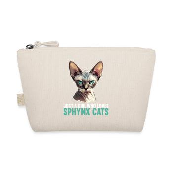 Sphynx Kitten Sphynx Cat - Organic Pouch - nature - Front