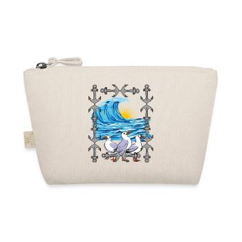Seagulls, Seagull, Waves, Sea, Ocean, Coast - Organic Pouch - nature - Front