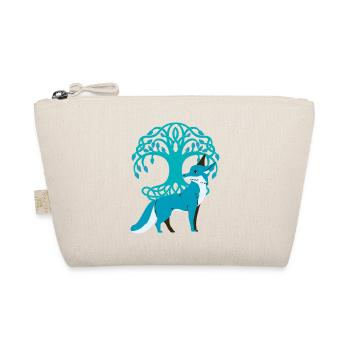 fox, foxes, nature, fairy tale, forest, nature, tree - Organic Pouch - nature - Front