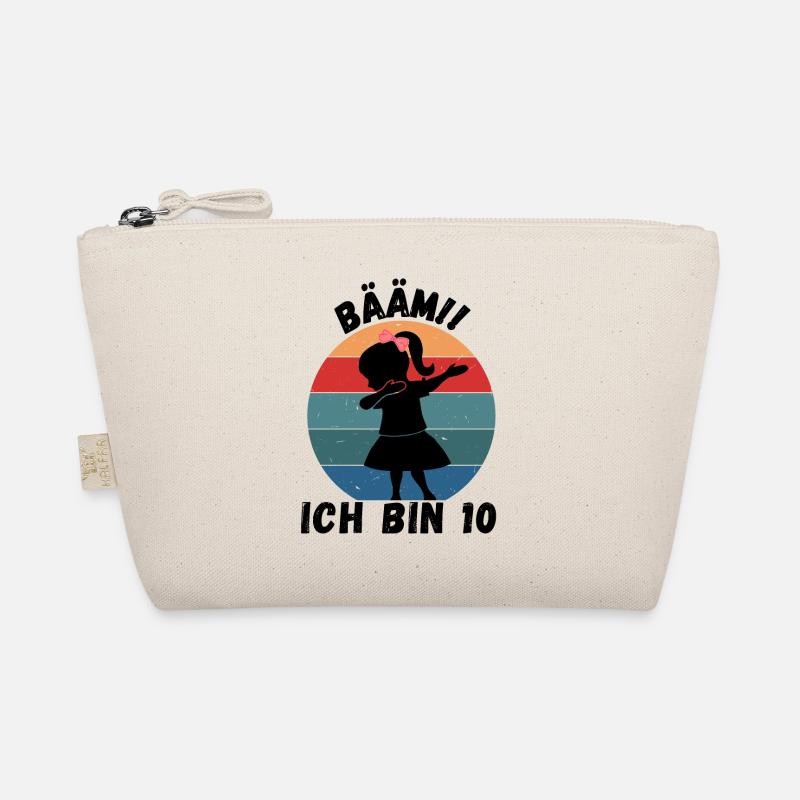 BÄÄM - 10. Geburtstag für stylische Mädchen - Bio-Täschchen - Natur
