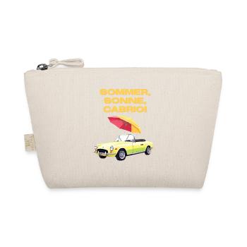 Cabriolet Spruch Sommer Sonne Cabrio Spaß - Bio-Täschchen - Natur - Vorne