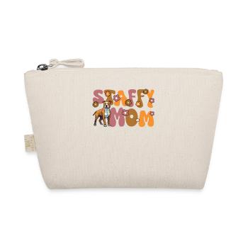 American Staffordshire Terrier Groovy Staffy Mom - Organic Pouch - nature - Front