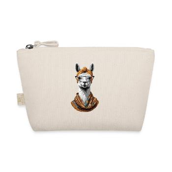 Llama Loving Mom Funny Design Mother's Day - Organic Pouch - nature - Front