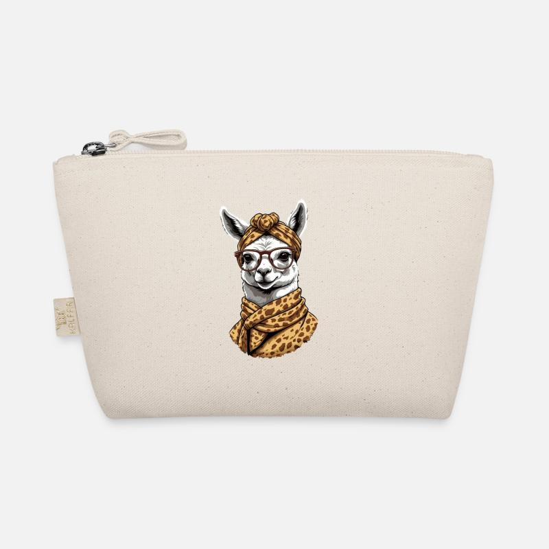 Drôle Lama Alpaga Mère Design Lovers Trousse biologique