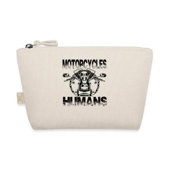 Motorcycles Over Humans Motorrad Bike - Bio-Täschchen - Natur - Vorne