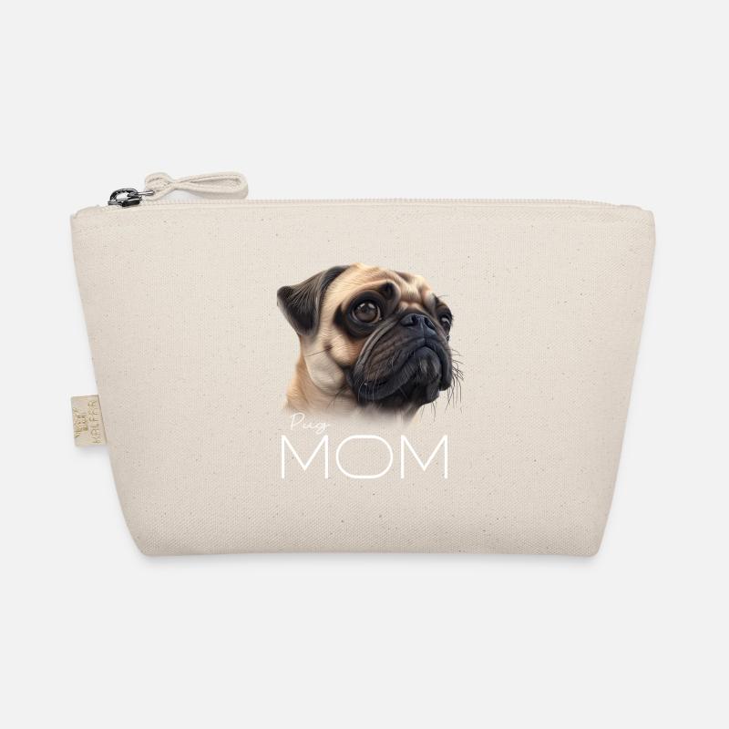 Pug Mops Mama Bio-Täschchen