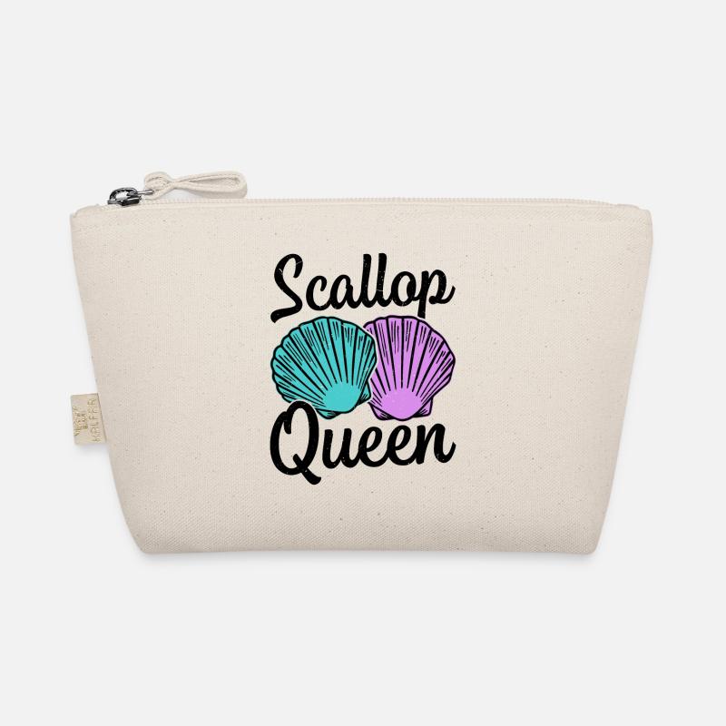 Seashell Shell Collector Scallop Organic Pouch
