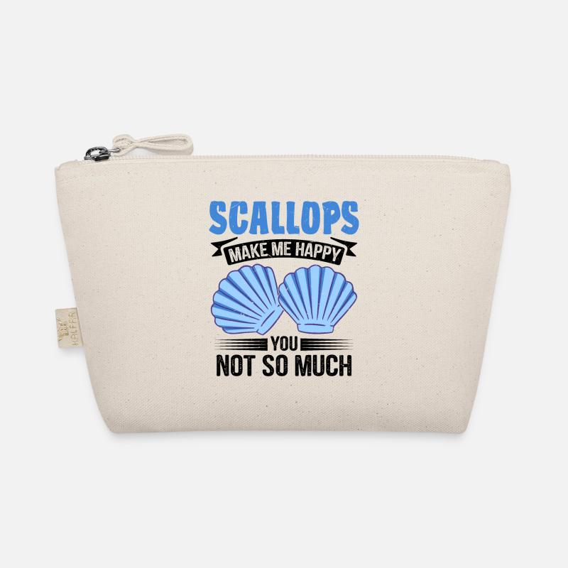 Seashell Shell Collector Scallop Organic Pouch