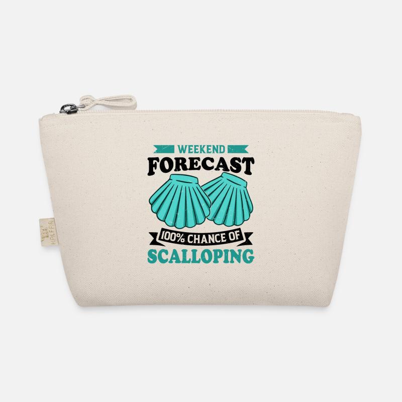 Seashell Shell Collector Scallop Organic Pouch