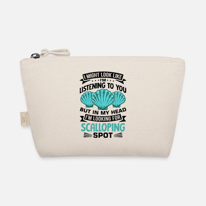 Seashell Shell Collector Scallop Organic Pouch