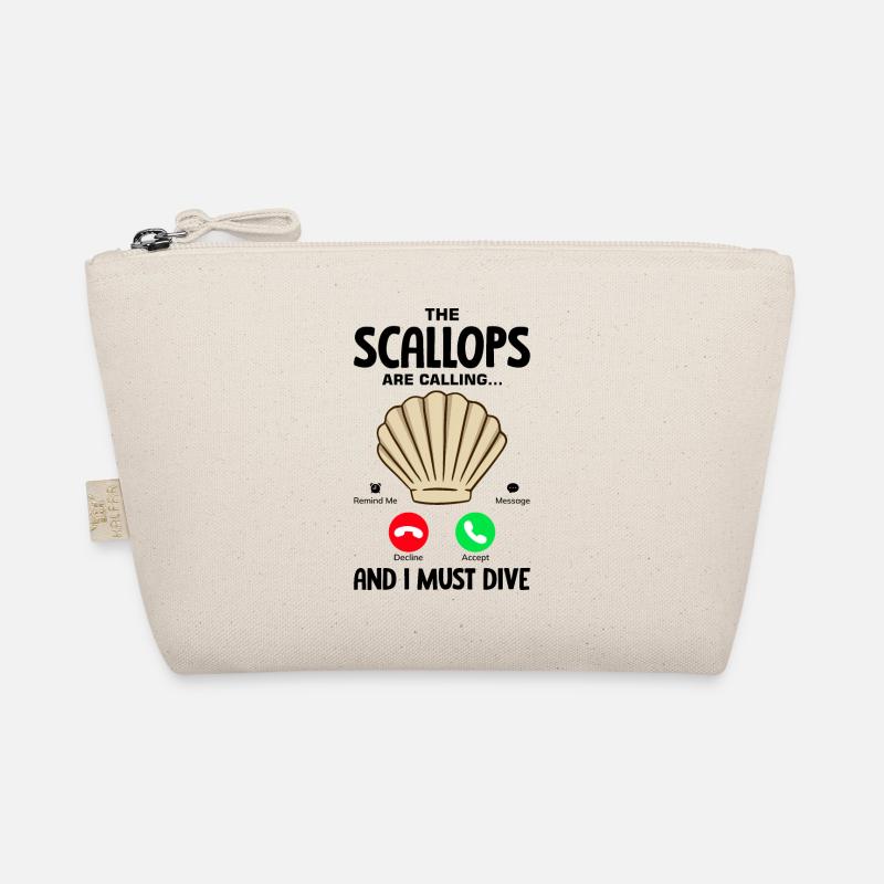 Seashell Shell Collector Scallop Organic Pouch