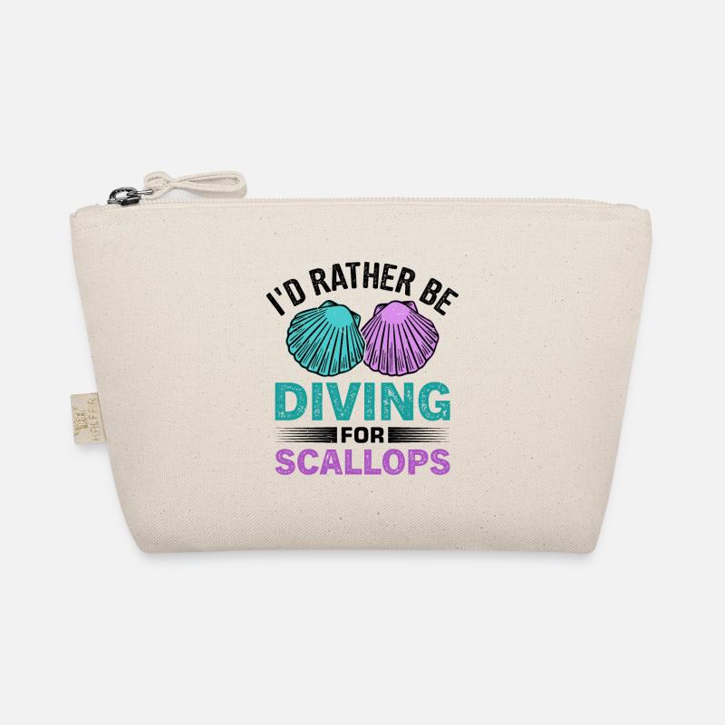 Seashell Shell Collector Scallop Organic Pouch