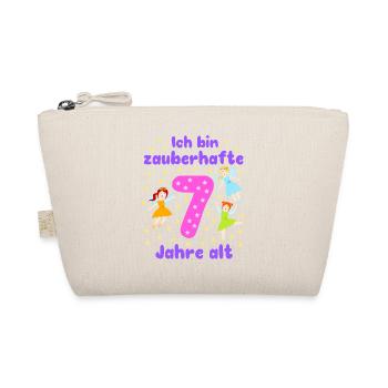 7e anniversaire fées magie fantaisie fille 7 ans - Trousse biologique - nature - Devant