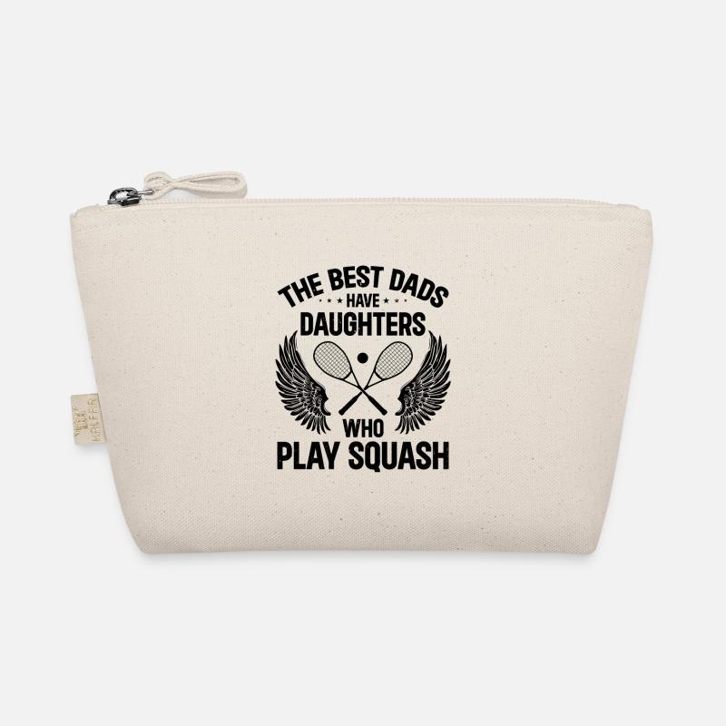 The best dads have daughters who play Squash Bio-Täschchen