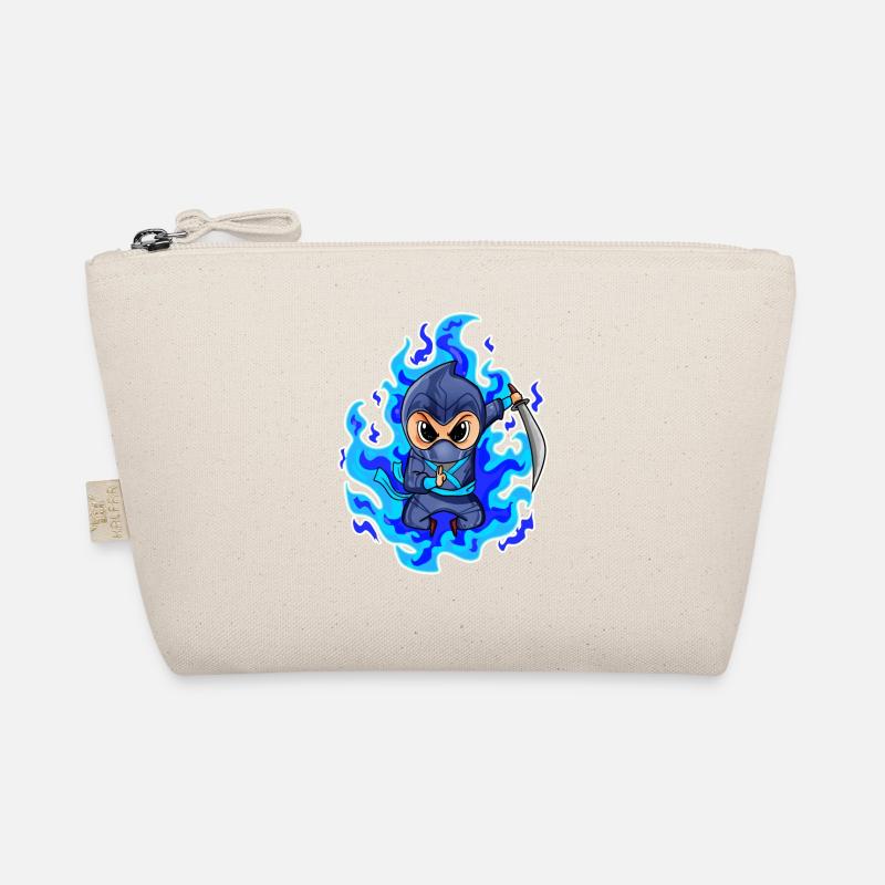 Motif Ninja Bleu Feu Trousse biologique