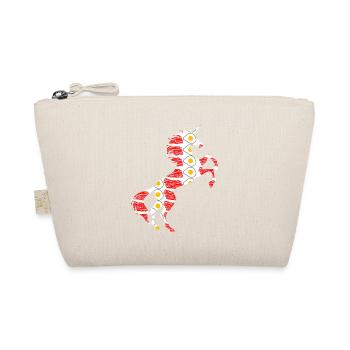 Bacon And Eggs Unicorn T-Shirt Breakfast Meals - Organic Pouch - nature - Front