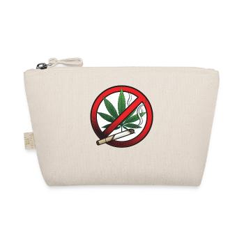 Panneau d’interdiction de la marijuana au cannabis - Trousse biologique - nature - Devant