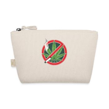 Panneau de prohibition du cannabis anti stoner - Trousse biologique - nature - Devant