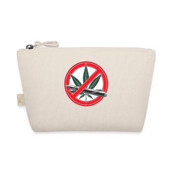 Panneau d’interdiction de la marijuana au cannabis - Trousse biologique - nature - Devant