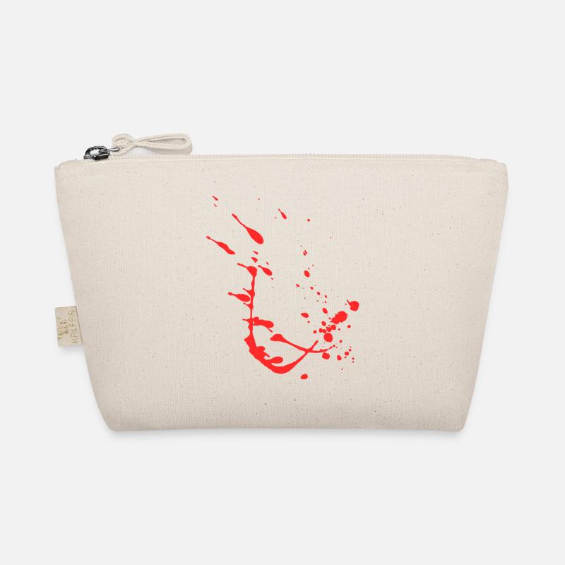 Blutspritzer / Blutfleck - Klecks Design Bio-Täschchen