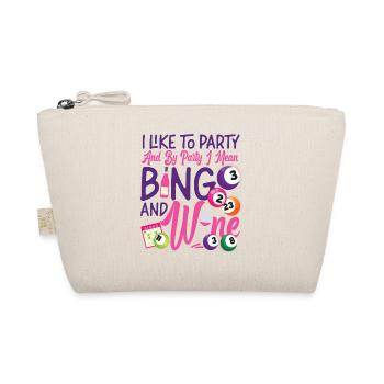 Vin de joueur de bingo que j’aime faire la fête - Trousse biologique - nature - Devant