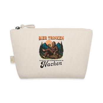Drinking beer protects against sunburn in the neck - Organic Pouch - nature - Front