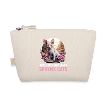 Sphynx Kitten Sphynx Cat - Organic Pouch - nature - Front