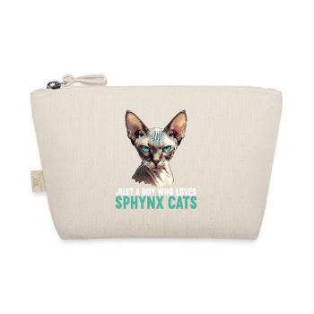 Sphynx Kitten Sphynx Cat - Organic Pouch - nature - Front