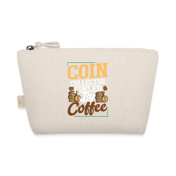 Caffeinated Numismatist: Coins & Coffee Combo - Organic Pouch - nature - Front