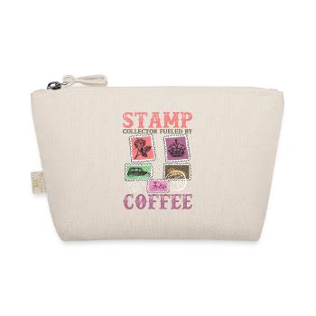Caffeinated Philatelist: Powered by Coffee & Stamp - Bio-Täschchen - Natur - Vorne