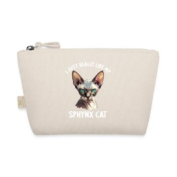 Sphynx Kitten Sphynx Cat - Organic Pouch - nature - Front