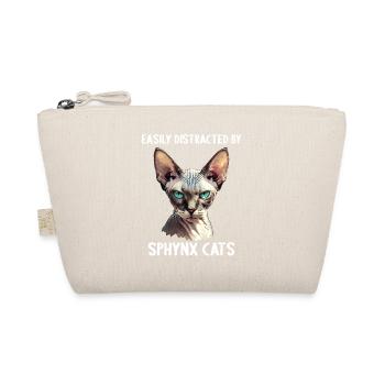 Sphynx Kitten Sphynx Cat - Organic Pouch - nature - Front
