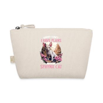 Sphynx Kitten Sphynx Cat - Organic Pouch - nature - Front
